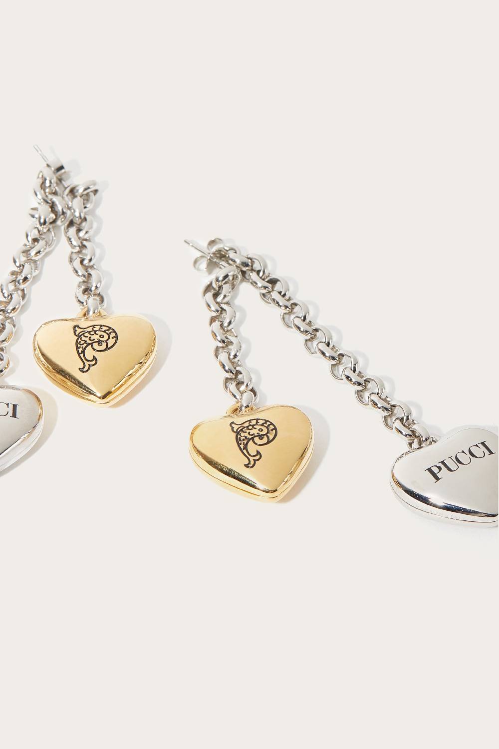 Pucci Orecchini pendenti con ciondoli a cuore Novità