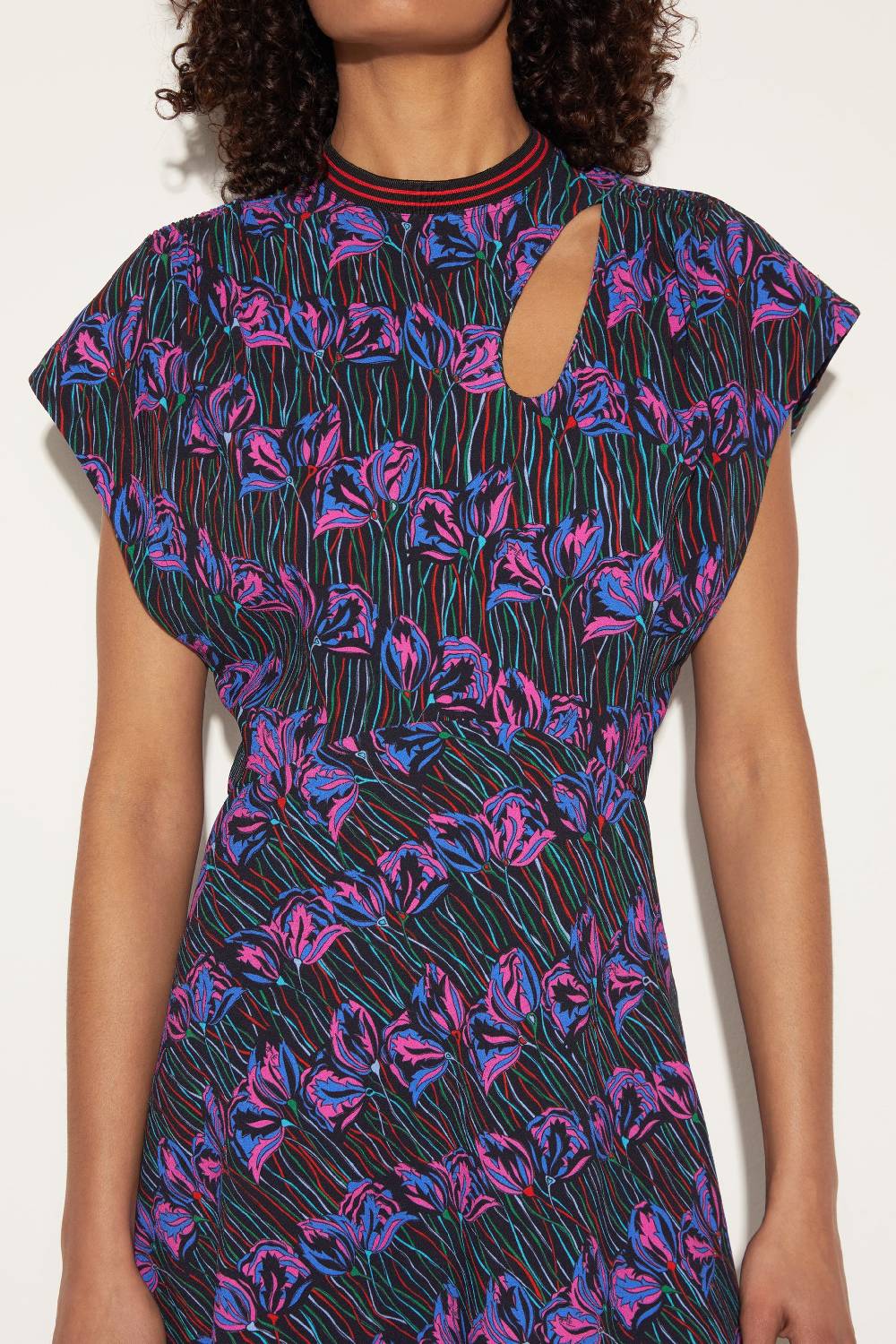 Pucci Mini abito con stampa Fior di Loto Saldi Di Fabbrica