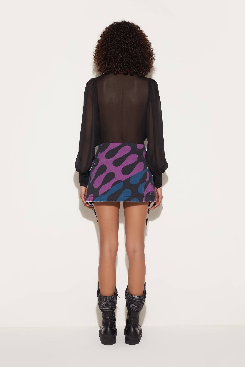 Pucci Camicia in seta con finiture Marmo Vendite Flash