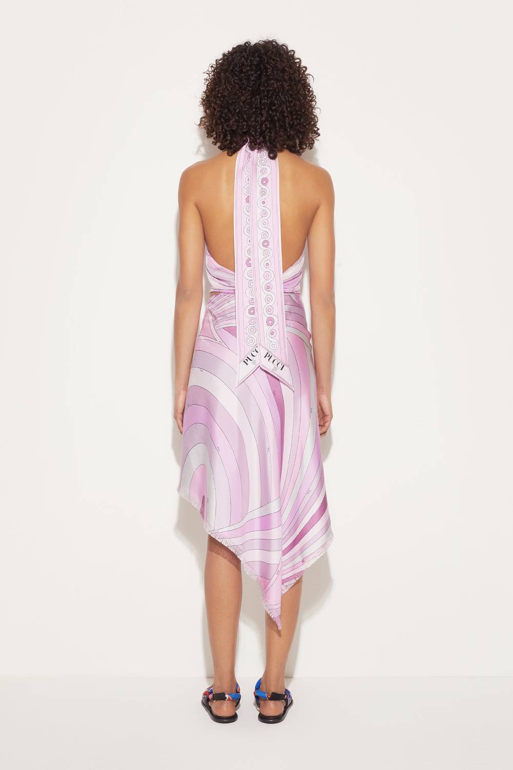Pucci Top in seta con stampa Iride Negozio
