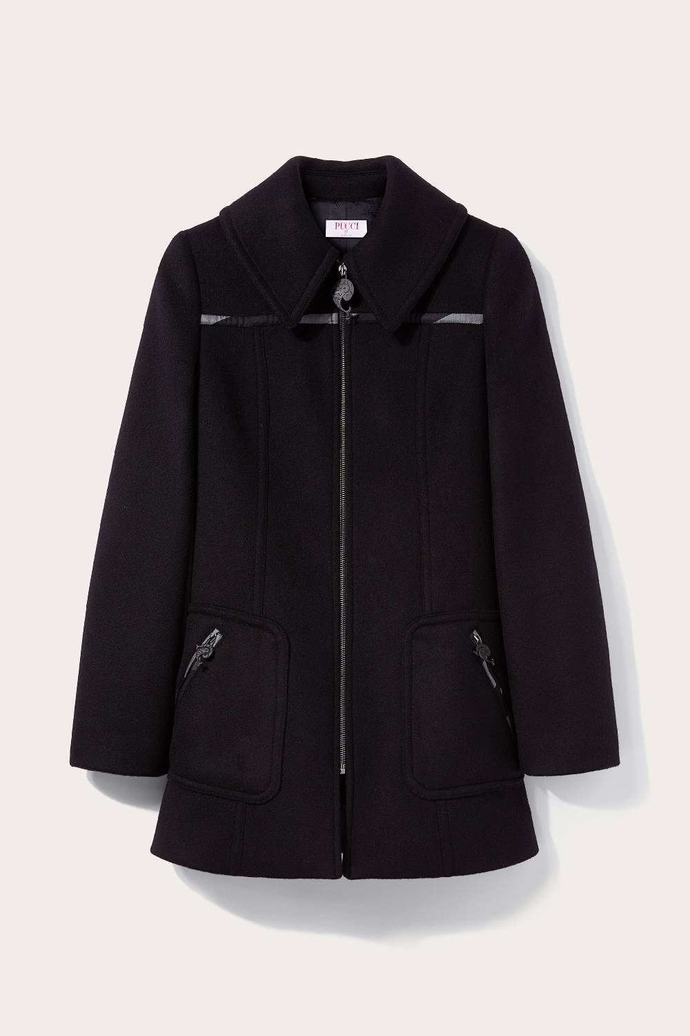 Pucci Cappotto con finiture Iride Nuova