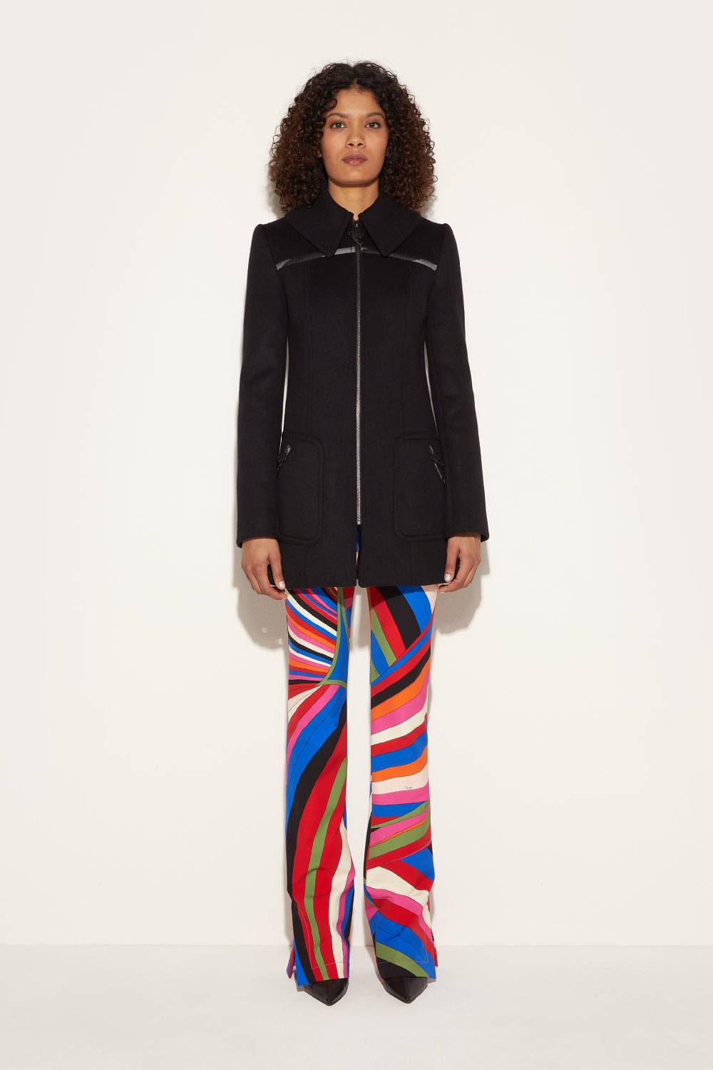 Pucci Cappotto con finiture Iride Nuova