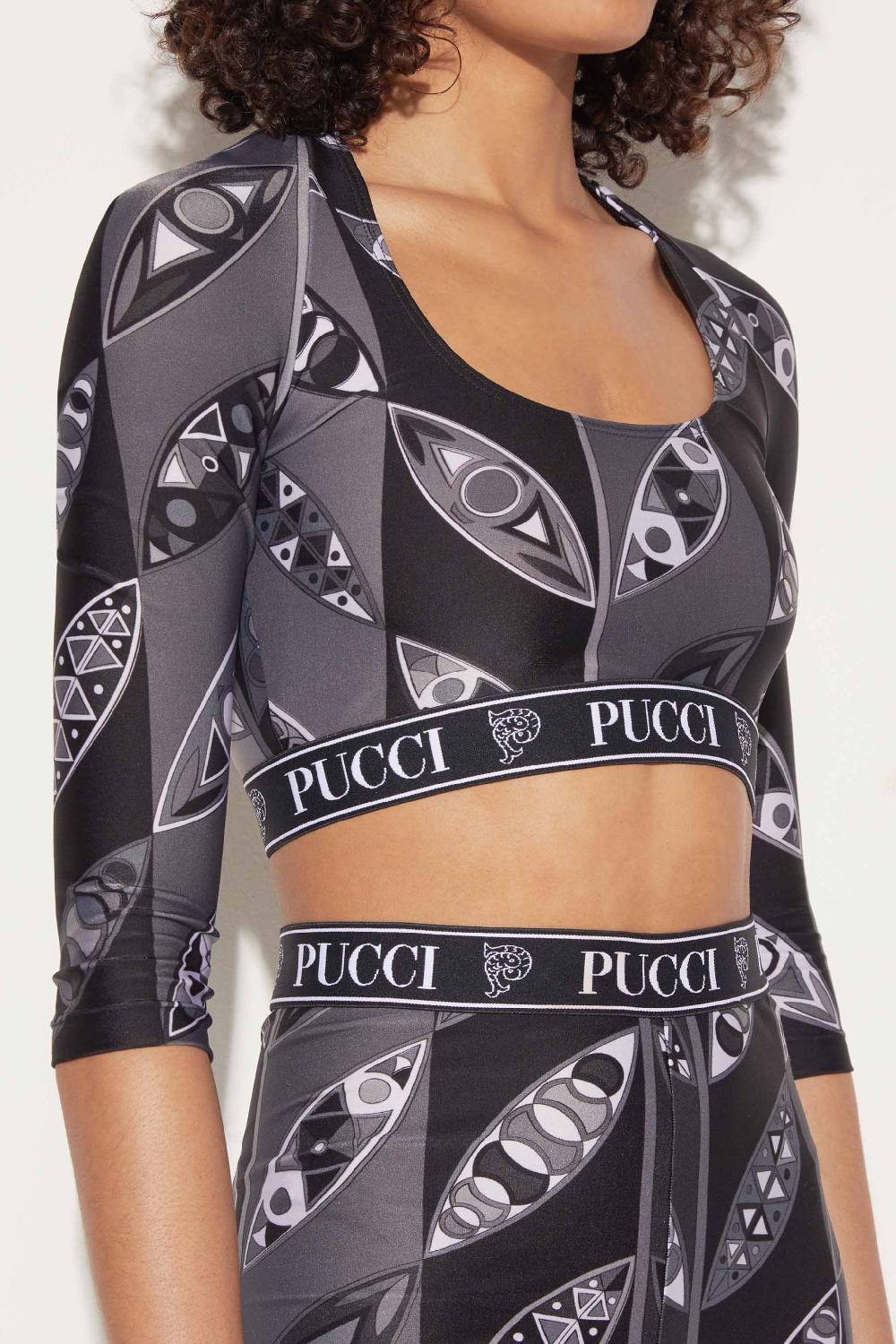Pucci Crop top con stampa Girandole Spedizione gratuita