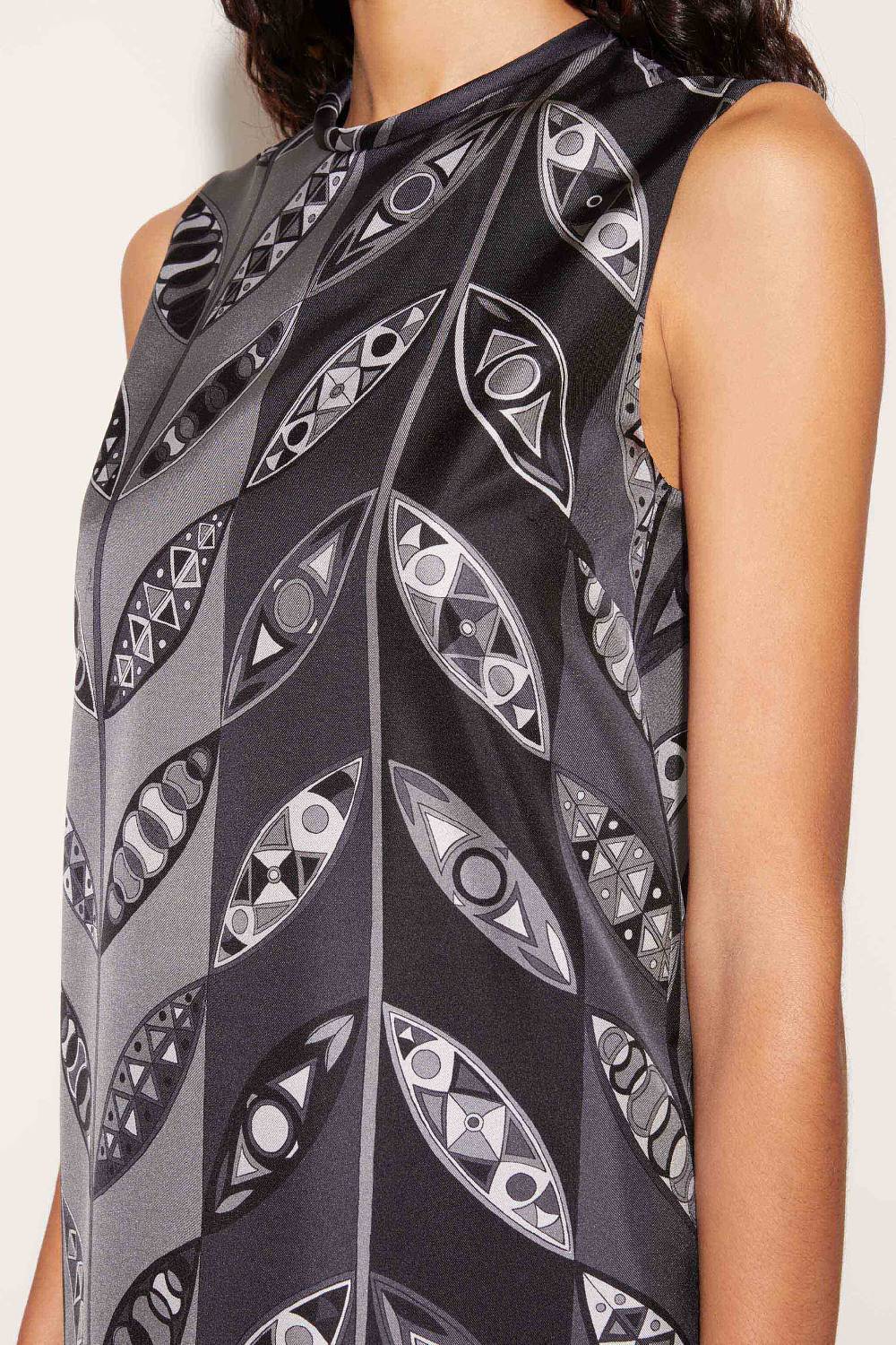 Pucci Mini abito in seta con stampa Girandole Prezzo di fabbrica
