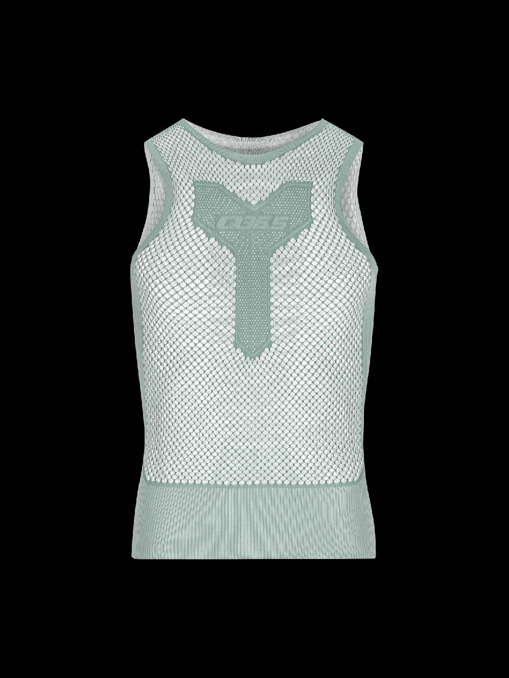 Q36.5 Intimo 0 Mesh Senza Maniche Verde Oliva