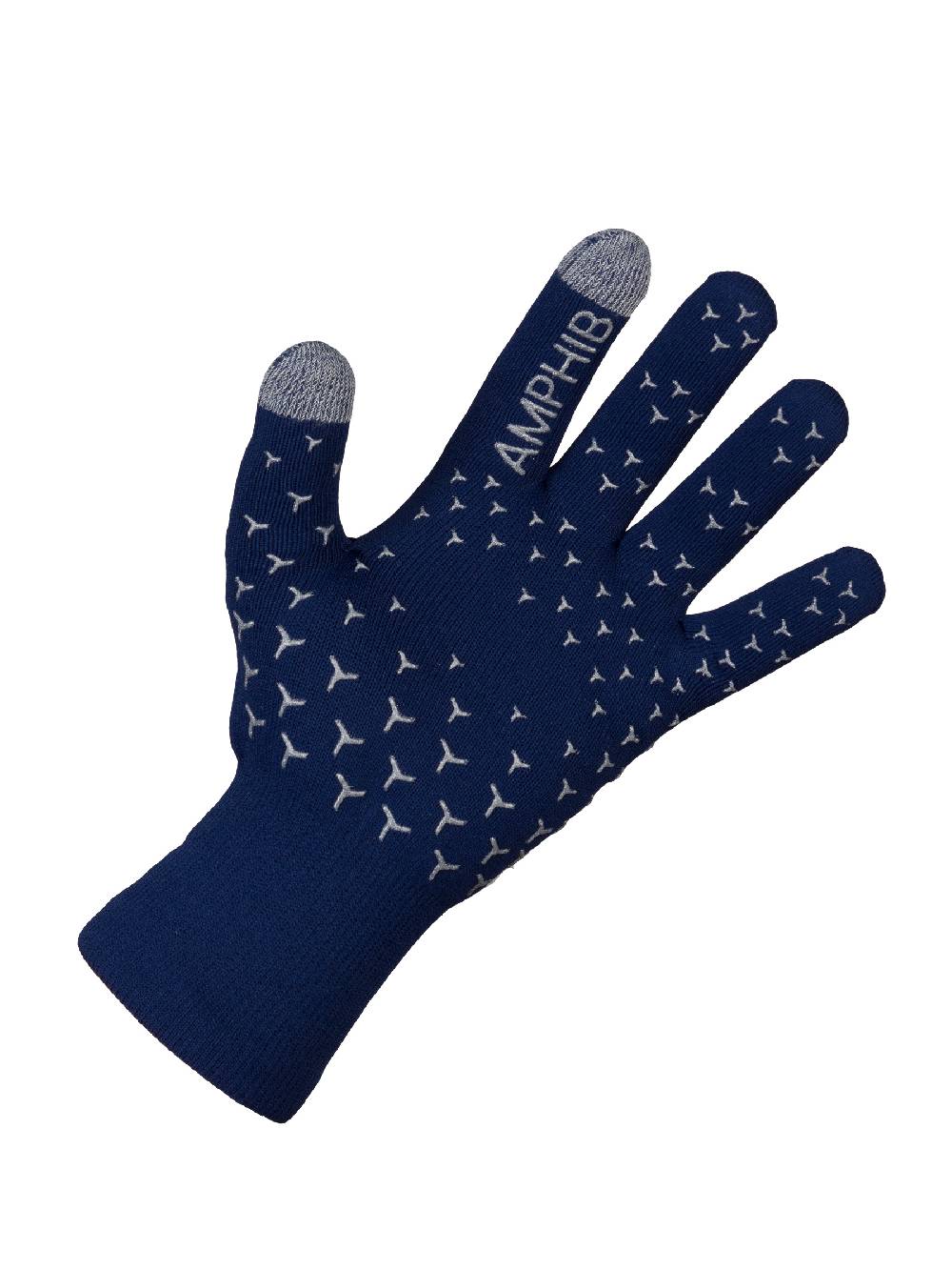 Q36.5 Guanti Invernali Pioggia Blu Navy Italy