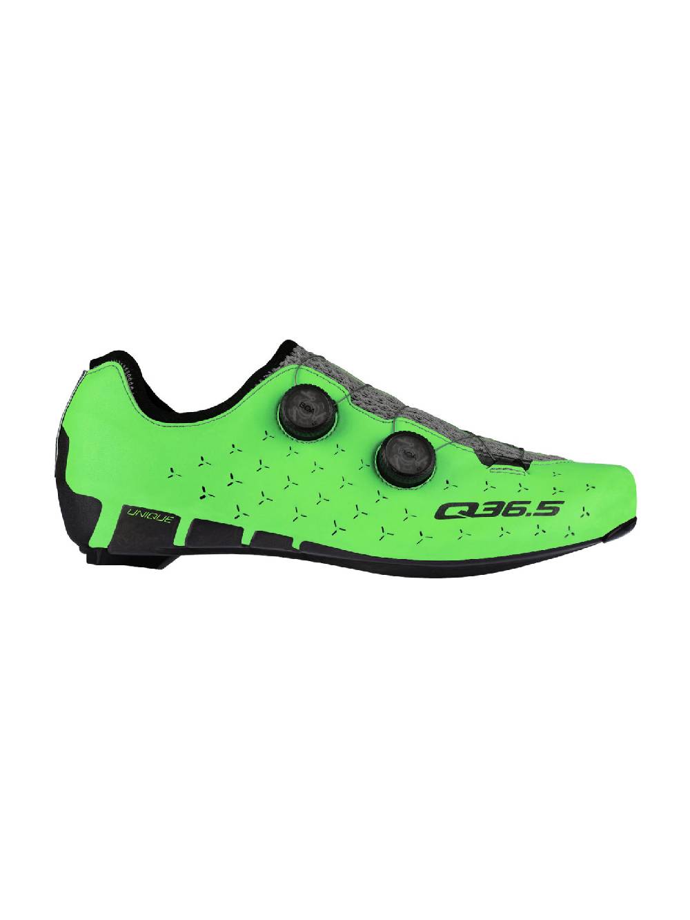 Q36.5 Unique Scarpe Strada Verde Fluo Nuovi prodotti