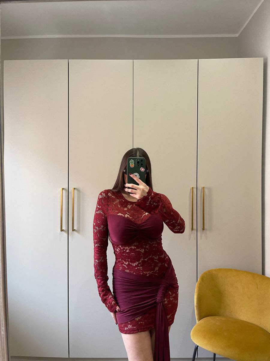 Lovely Sisters Abito Dea bordeaux Saldi
