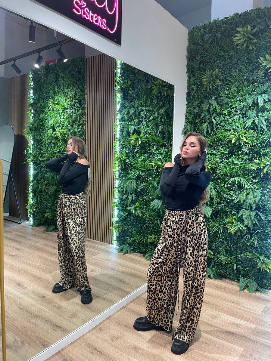 Lovely Sisters Pantalone animalier Prezzo Ridotto