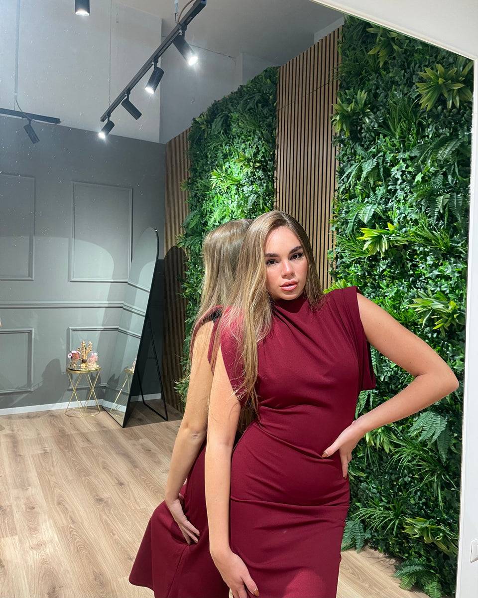 Lovely Sisters Abito Diana bordeaux Economico