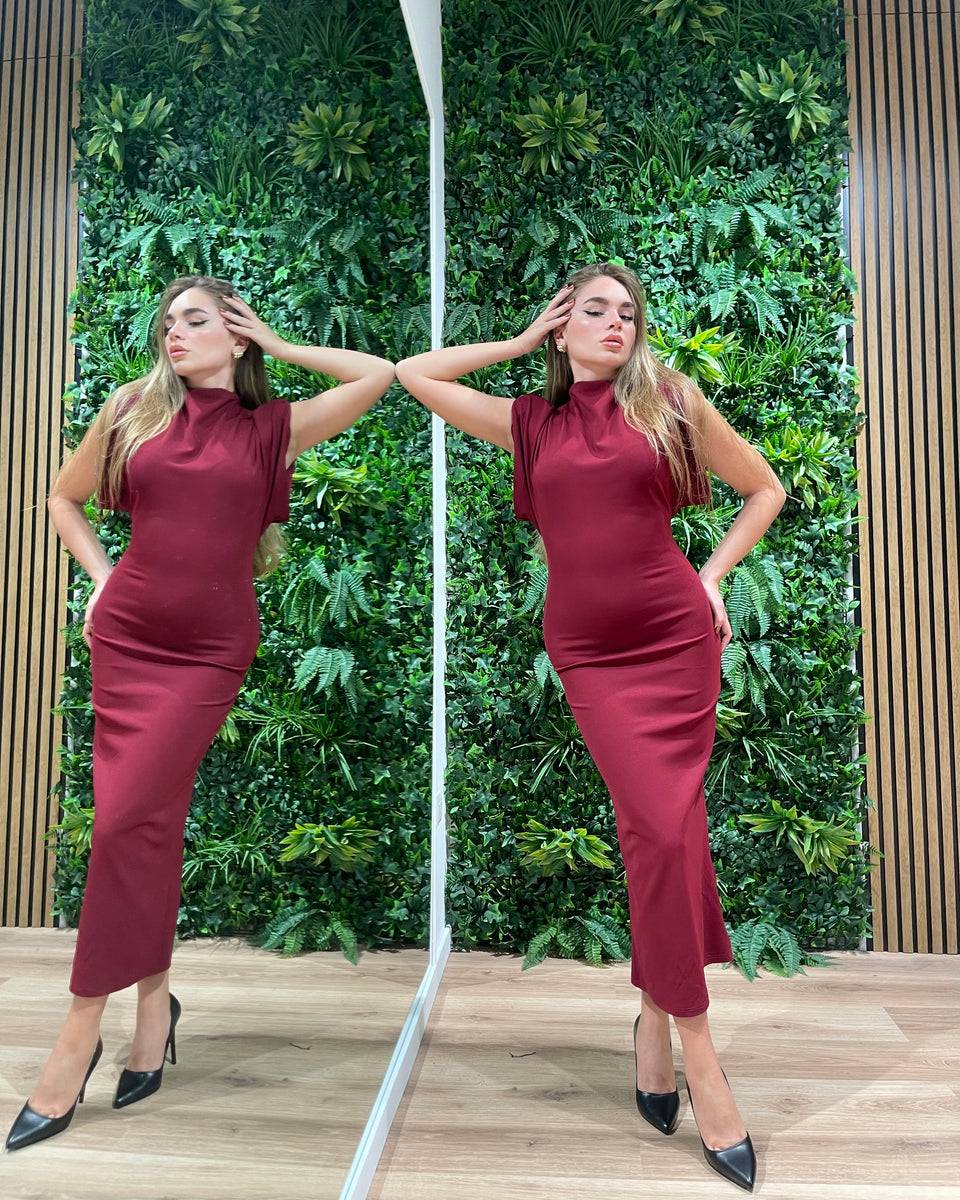 Lovely Sisters Abito Diana bordeaux Economico