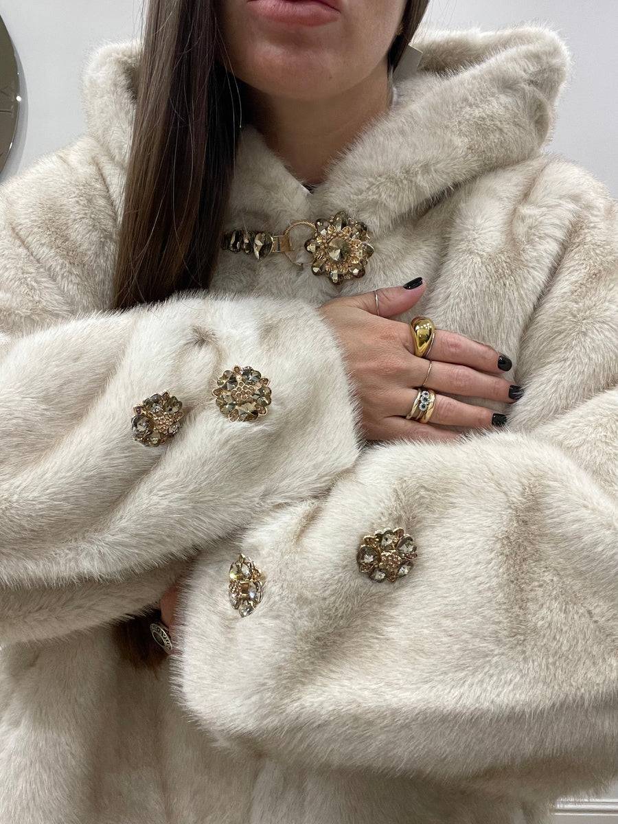 Lovely Sisters Pelliccia Morgana Beige Saldi