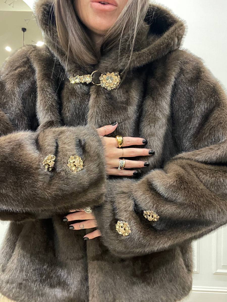 Lovely Sisters Pelliccia Morgana Marrone Offerte