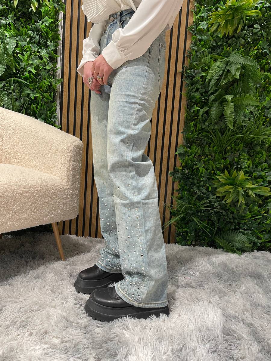 Lovely Sisters Jeans Elodie chiaro Vendite Flash