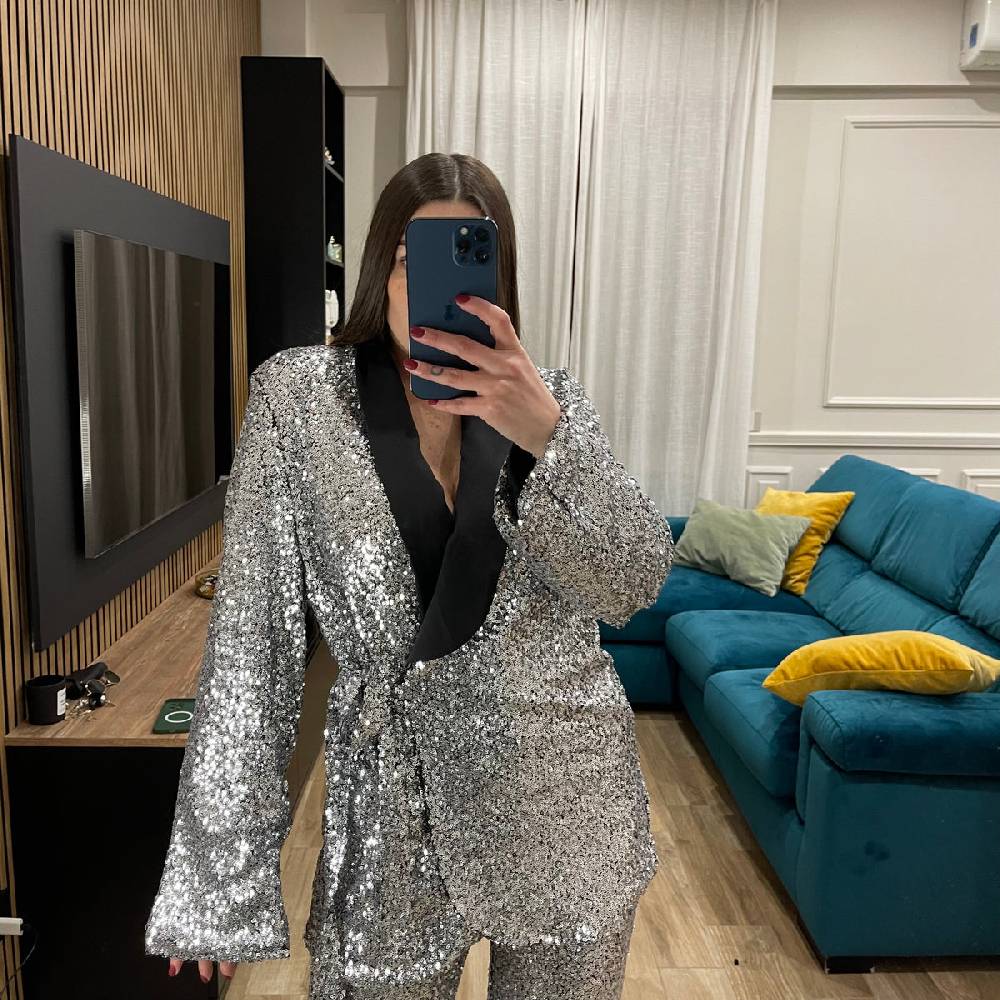 Lovely Sisters Tailleur in paillettes Promozione