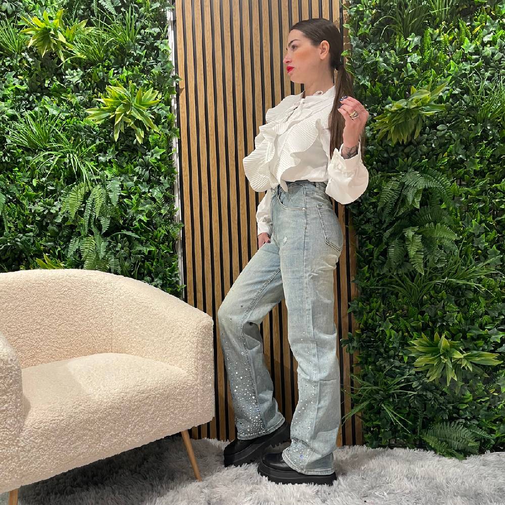 Lovely Sisters Jeans Elodie chiaro Nuovo
