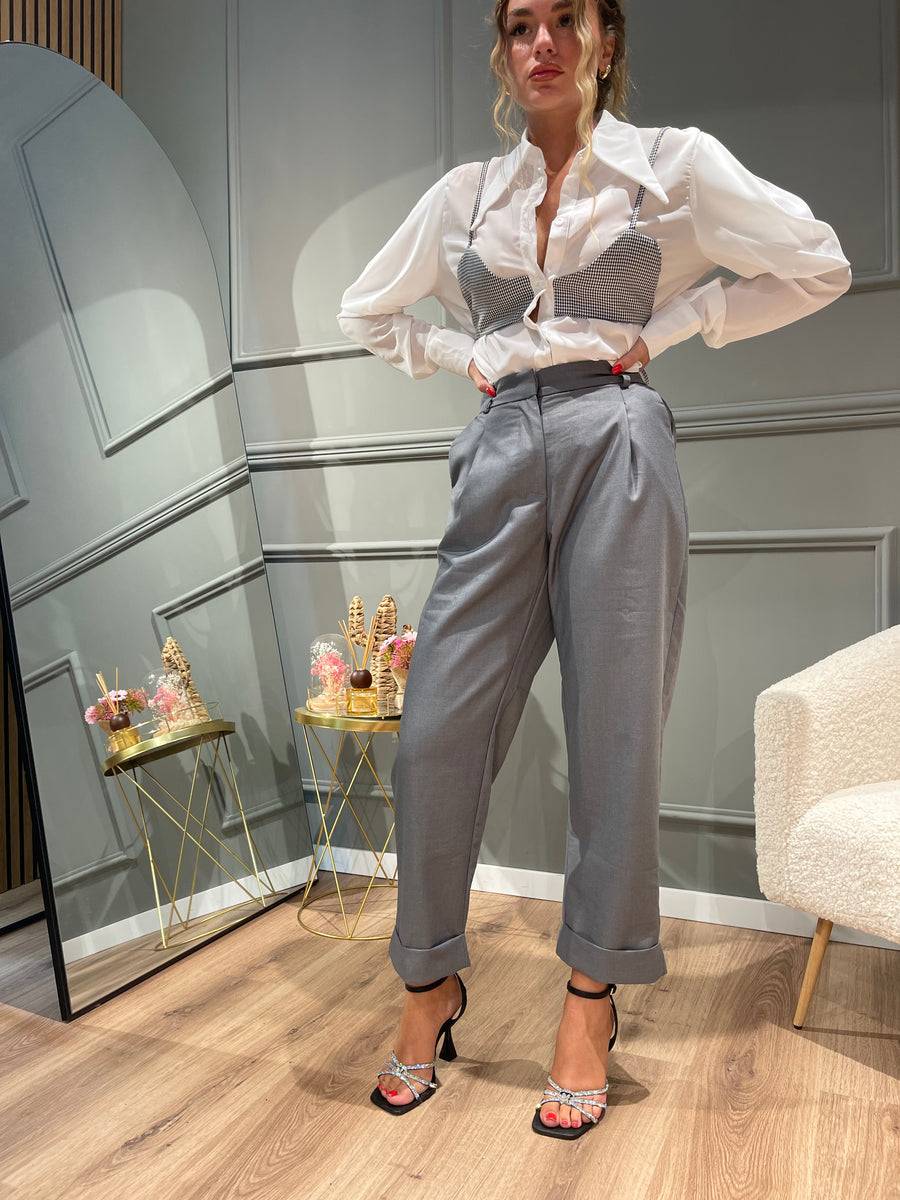 Lovely Sisters Pantalone classico grigio Negozio