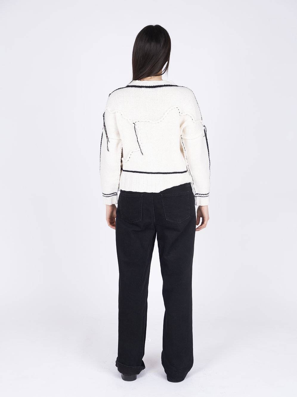 Of Handmade CRAQUELE SWEATER24 ofhandmade Vendita Calda