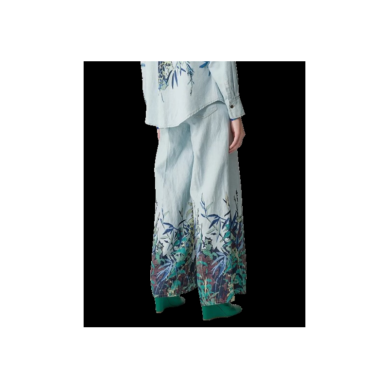Roberto Fanella forte_forte pantalone "heaven" print Nuovo