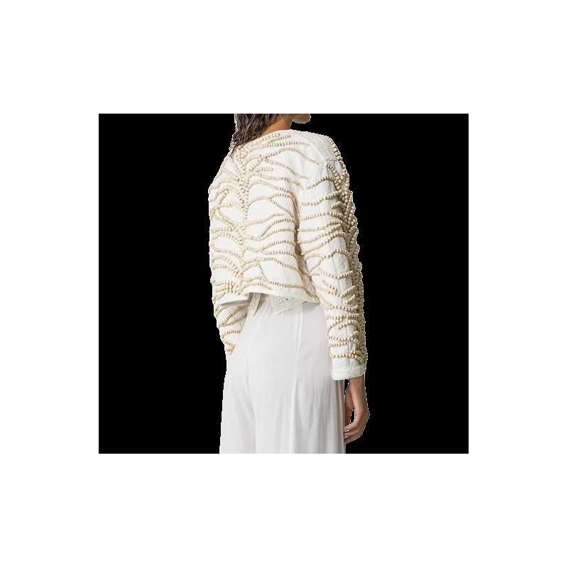 Roberto Fanella forte_forte giacca jacquard cotone macramè Pezzi Unici