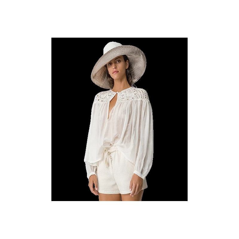 Roberto Fanella forte_forte camicia cotton silk voile bohemian Qualità Garantita