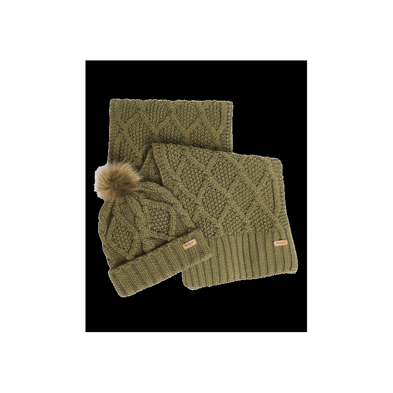 Roberto Fanella barbour set sciarpa+cappello Sconto