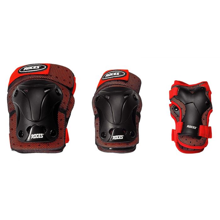 Roces JR VENTILATED 3-PACK red/black