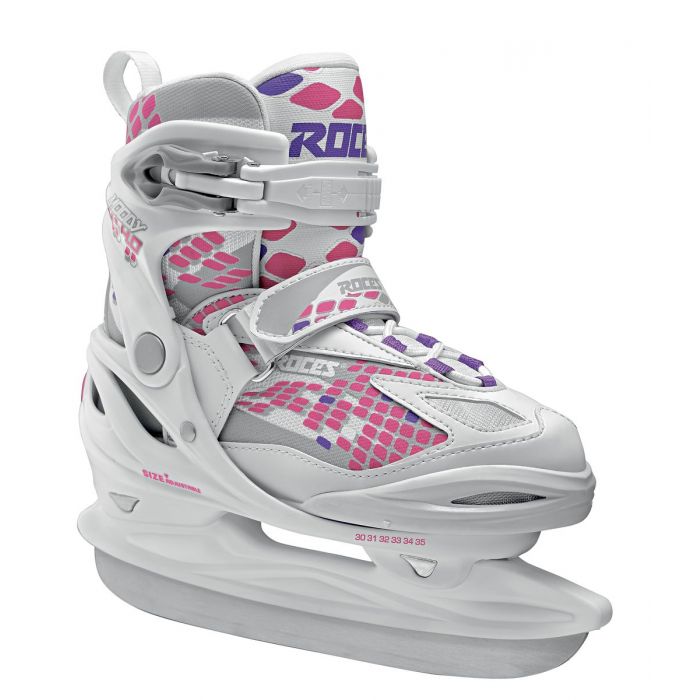 Roces MOODY ICE GIRL white-pink lightning