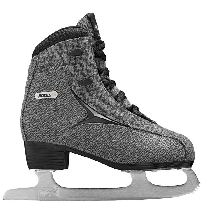 Roces Pattino da ghiaccio-mod. BRITS Tweed grigio
