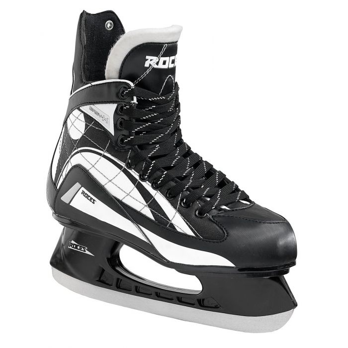 Roces Pattino da ghiaccio-mod. EASY K Nero-Bianco