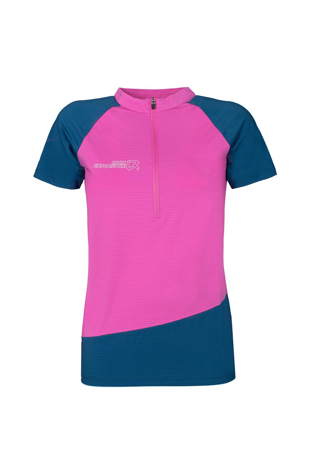 Rock Experience Merlin SS HZ maglia t-shirt half zip donna Negozio