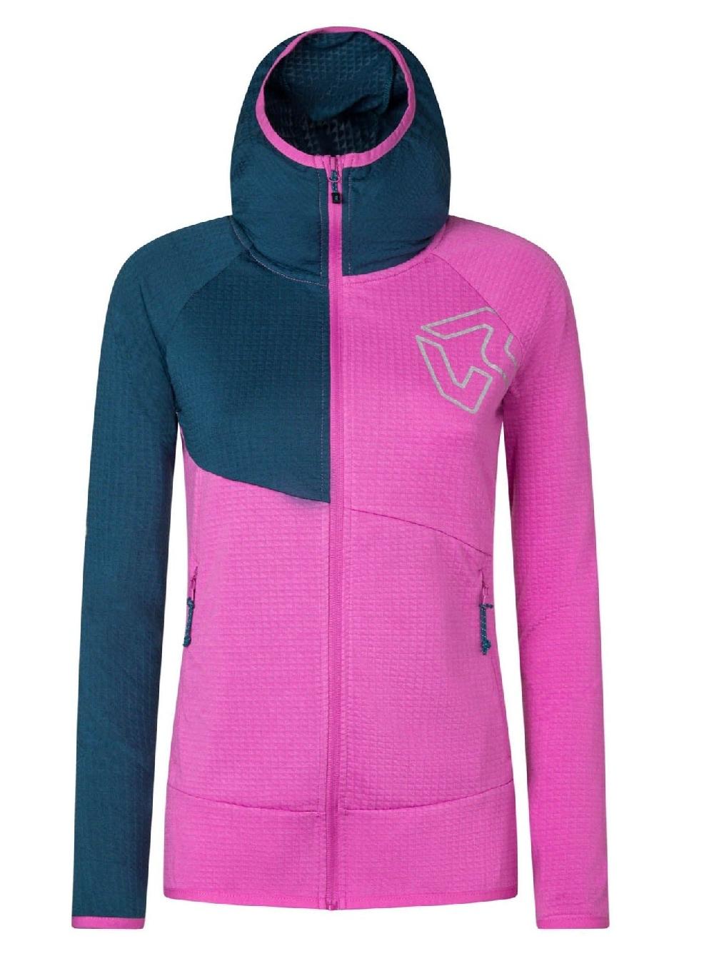 Rock Experience Zebra Hoodie pile tecnico donna
