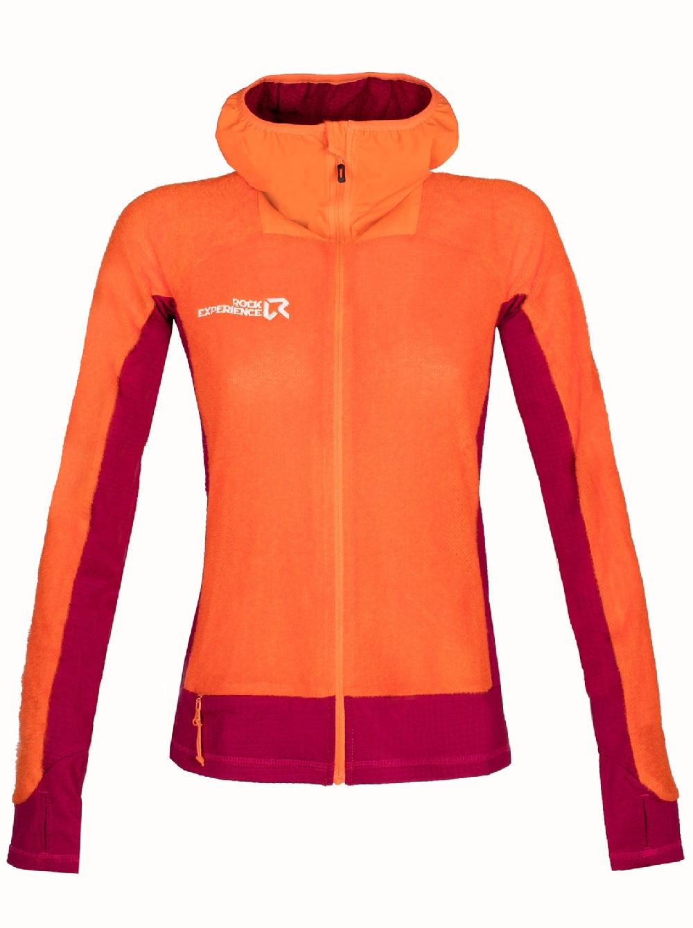 Rock Experience Pinnacle Hoodie pile tecnico donna