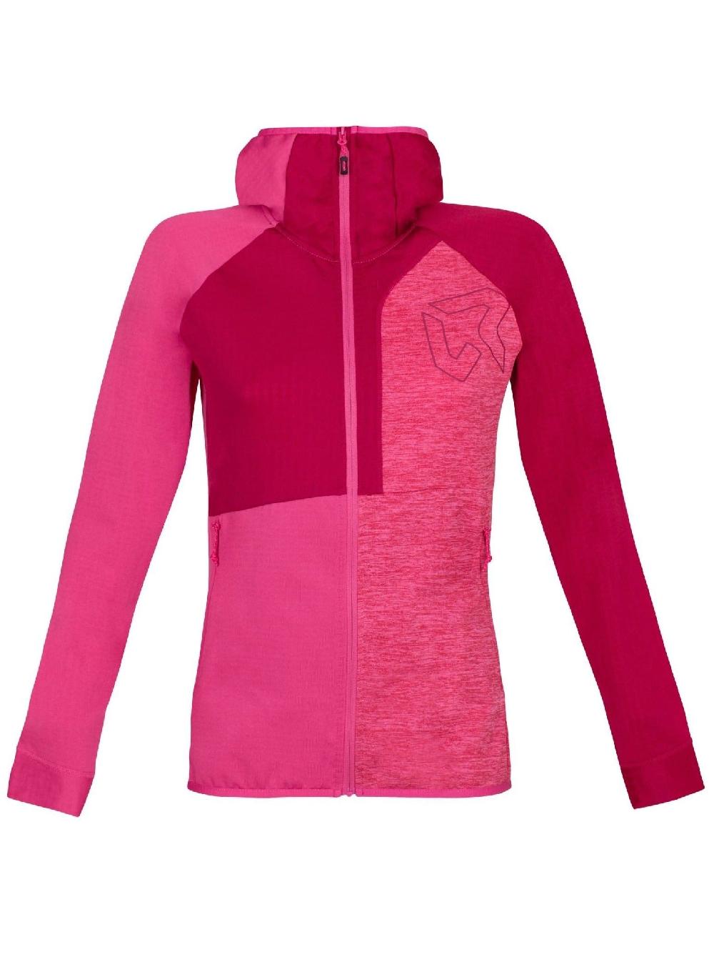 Rock Experience Headwall felpa donna full zip con cappuccio