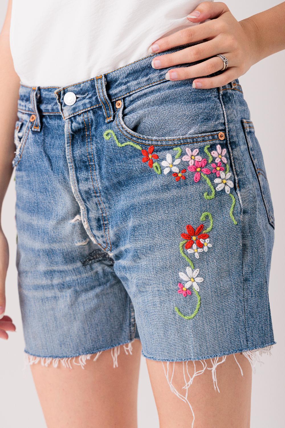 Rossano Perini SHORTS FLOWERS HAND MADE Novità