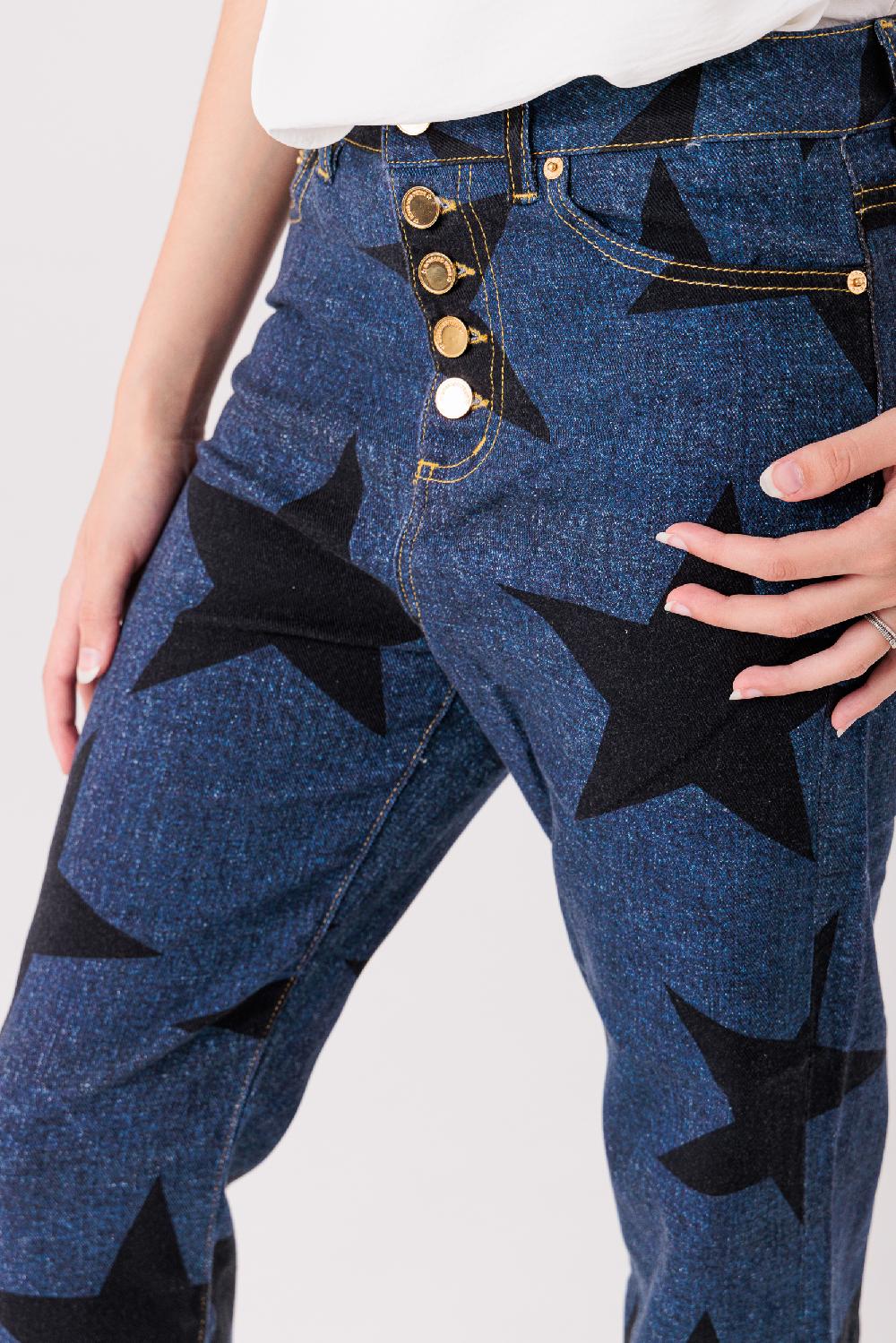 Rossano Perini LOOSE ART. DENIMSTARBLK Spedizione Gratuita