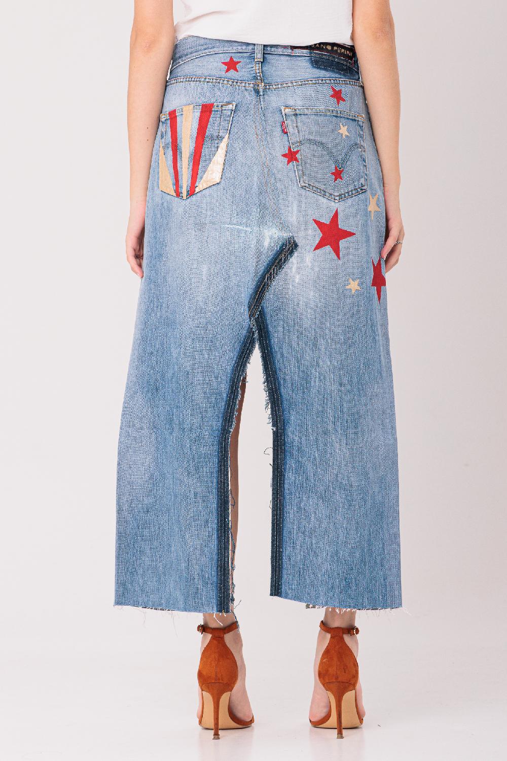 Rossano Perini MOD. LONG SKIRT ART. STARS Promozione Limitata