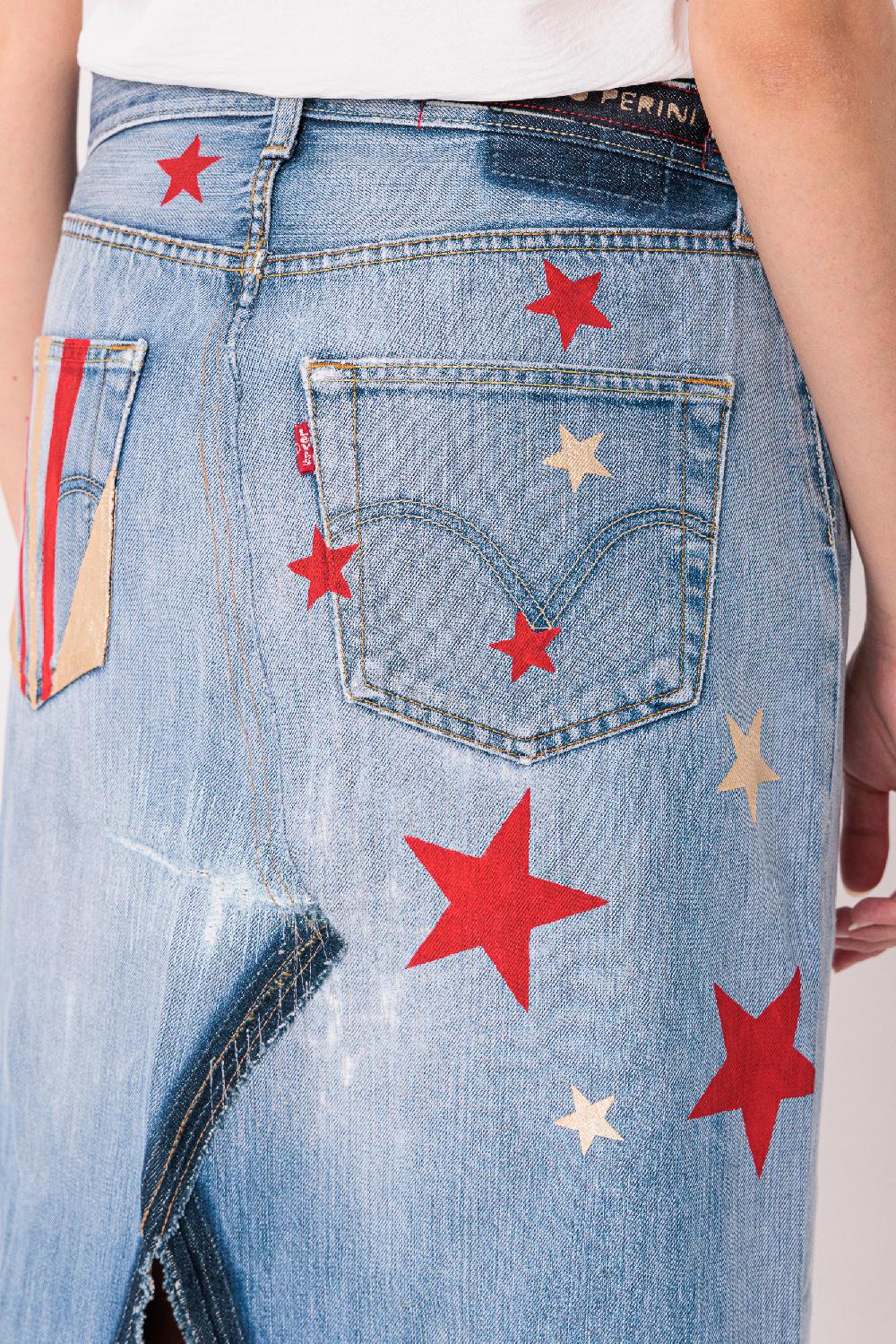 Rossano Perini MOD. LONG SKIRT ART. STARS Promozione Limitata
