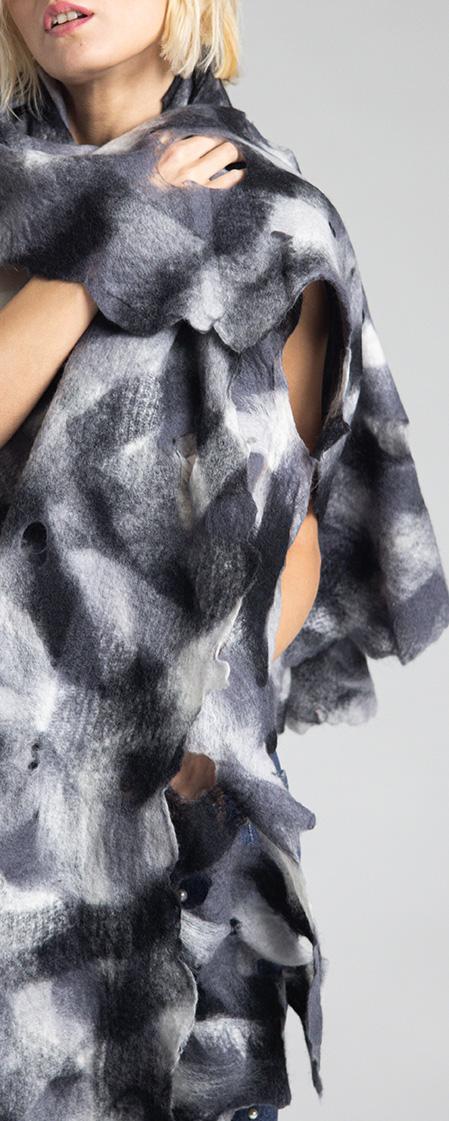 Rossano Perini SCARF 37FW24 GREY Qualità Garantita