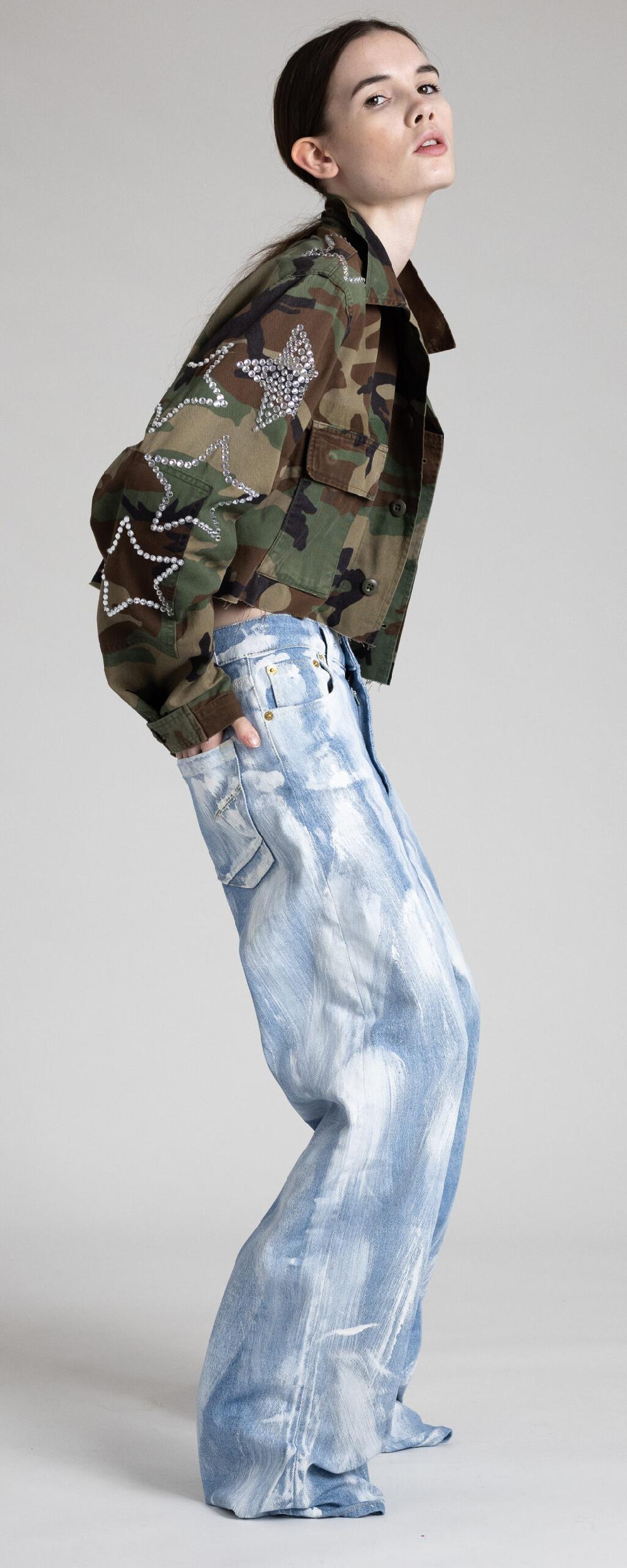 Rossano Perini ULTRA HIGH LOOSE ART. 23S24N2 Saldi Di Fabbrica