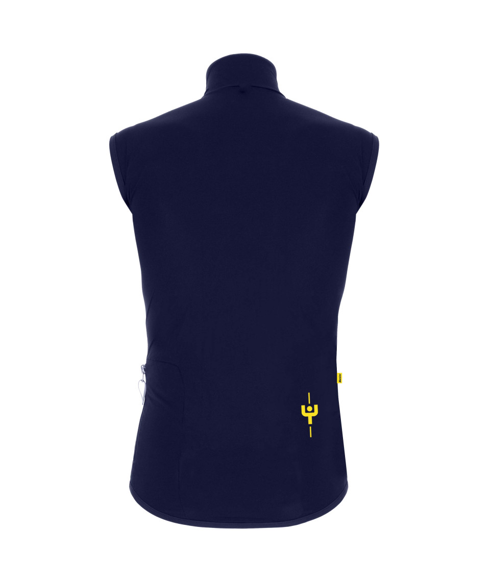 Santini LE MAILLOT JAUNE - GILET PIOGGIA In Saldo
