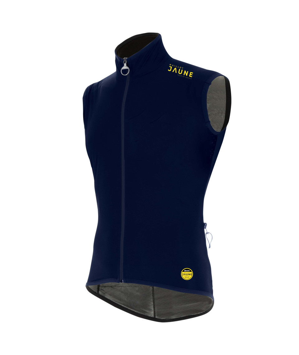 Santini LE MAILLOT JAUNE - GILET PIOGGIA In Saldo