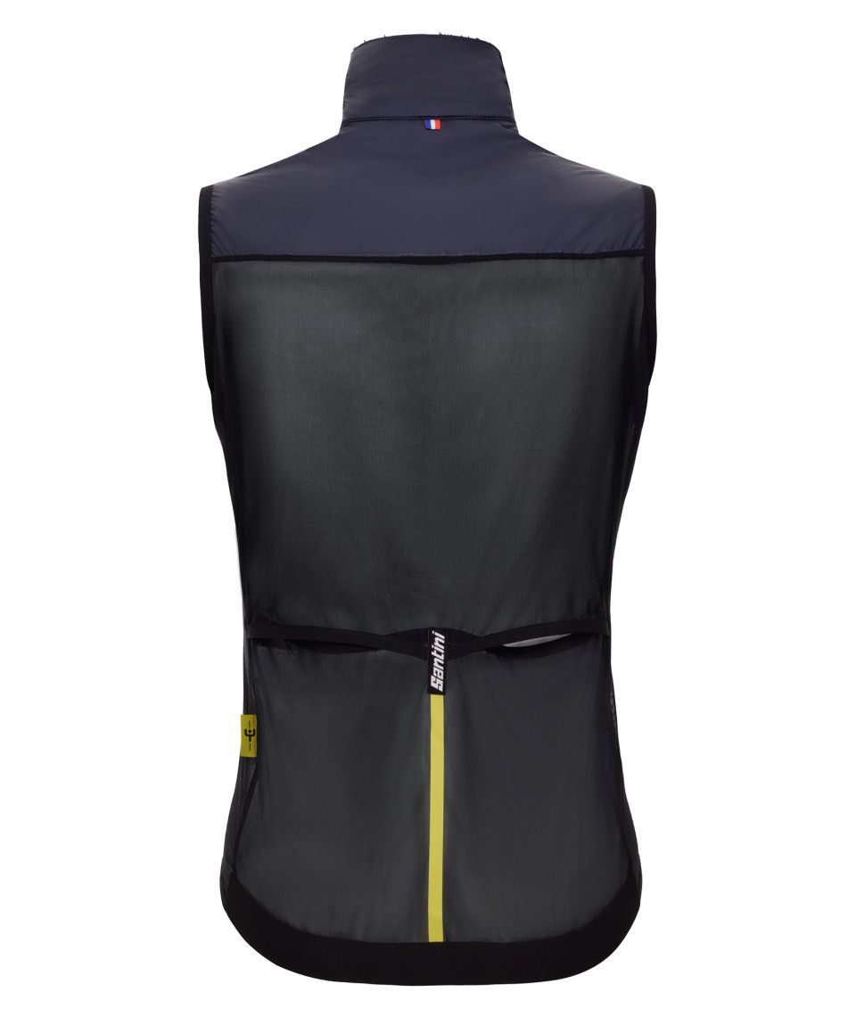 Santini MAILLOT JAUNE - GILET ANTIVENTO Nuova