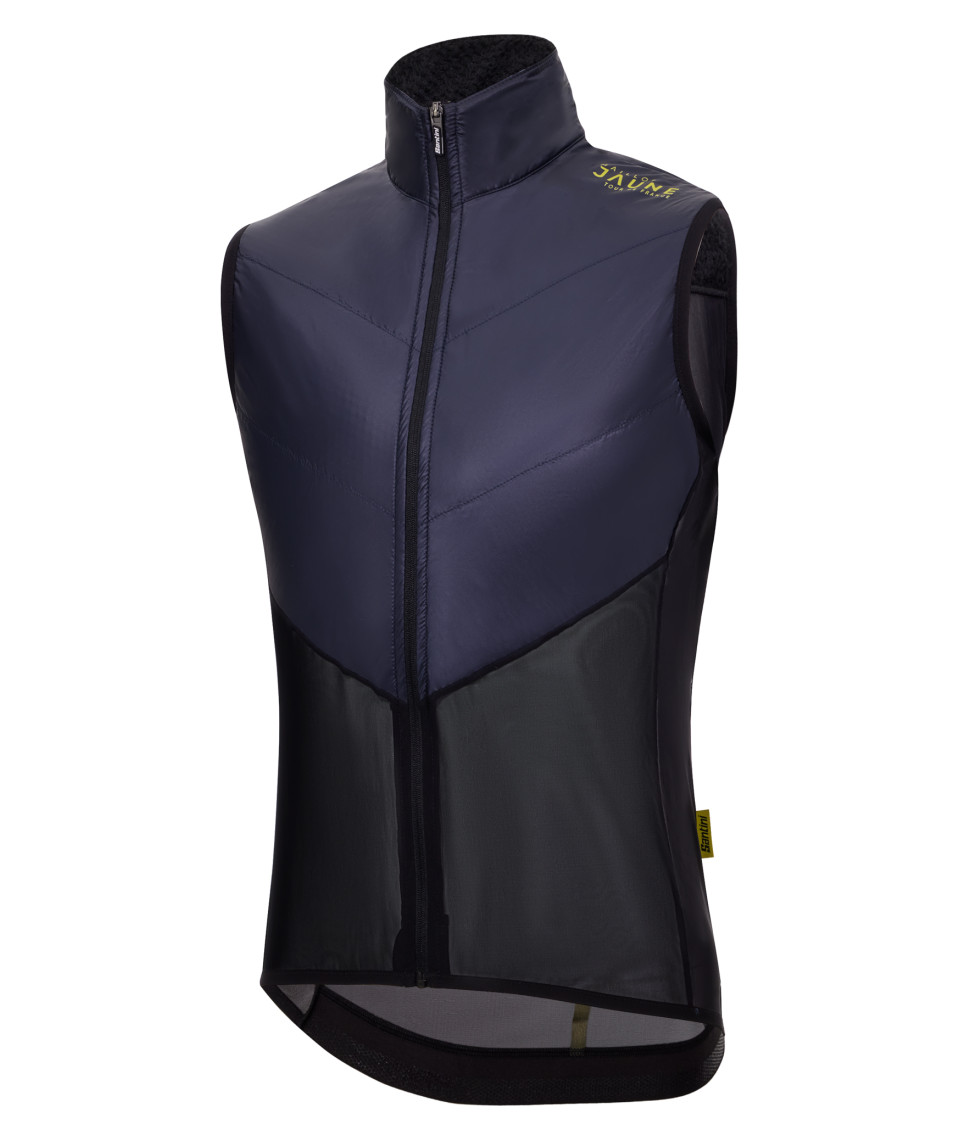 Santini MAILLOT JAUNE - GILET ANTIVENTO Nuova