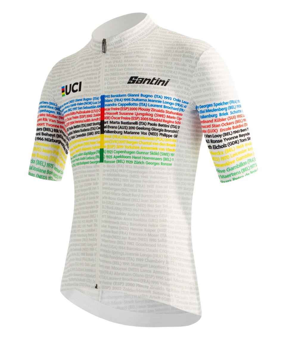 Santini UCI ROAD 100 CHAMPIONS - MAGLIA Qualità