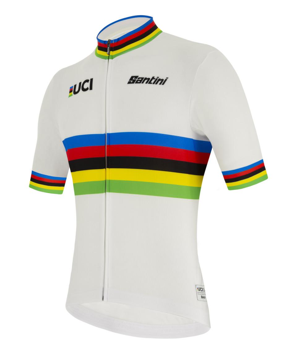 Santini UCI OFFICIAL CAMPIONE DEL MONDO - MAGLIA ECO Vendita