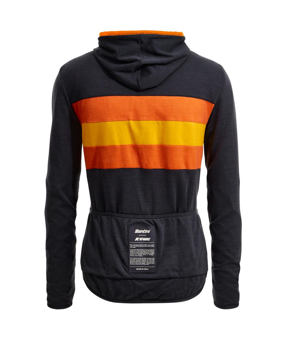Santini SANTINI x K-WAY - GIACCA ANTIVENTO REVERSIBILE Offerte