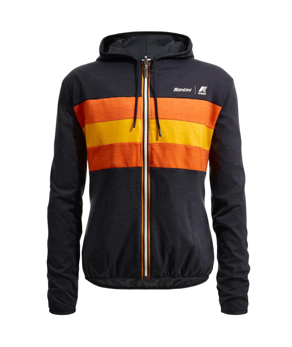 Santini SANTINI x K-WAY - GIACCA ANTIVENTO REVERSIBILE Hotsell