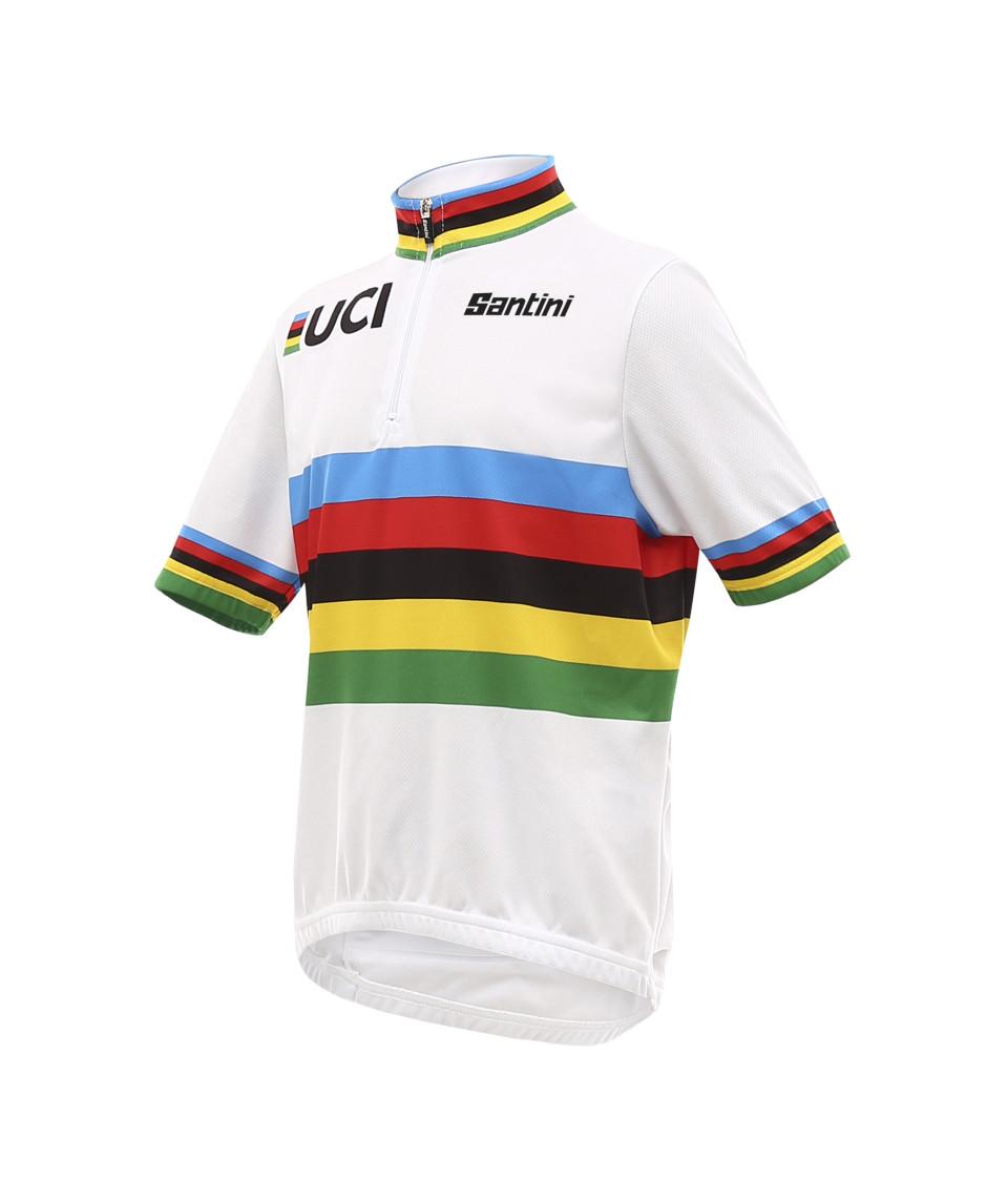 Santini UCI OFFICIAL CAMPIONE DEL MONDO - MAGLIA BAMBINO Negozio
