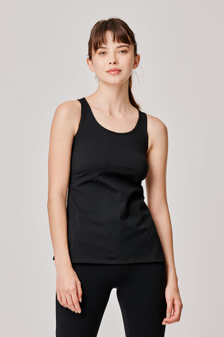 ﻿Sàpopa Classico Black Tank Top Prezzo Ridotto